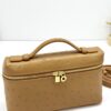 Loro Piana Extra Pocket L19 Bag in Ostrich Leather 5