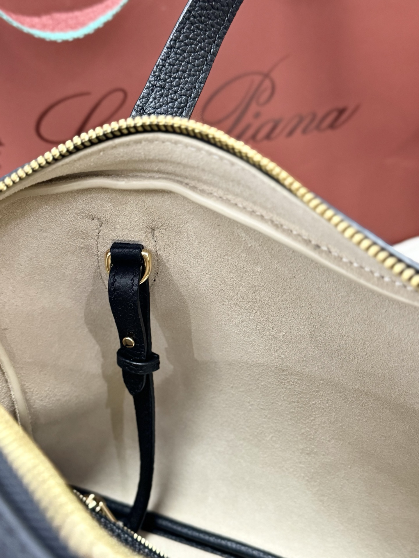 Loro Piana Needle Bag in Grained Calfskin 18