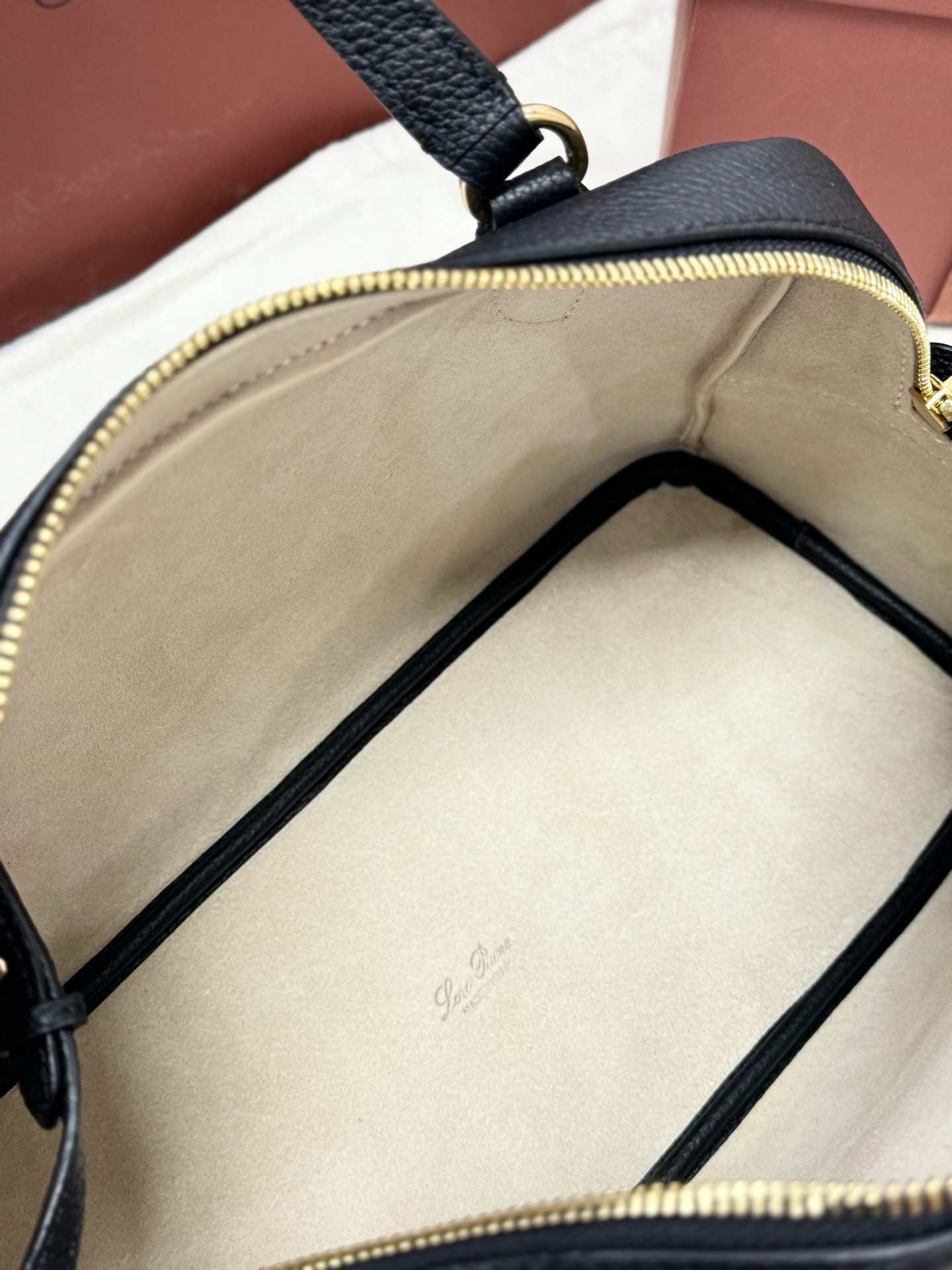 Loro Piana Needle Bag in Grained Calfskin 19