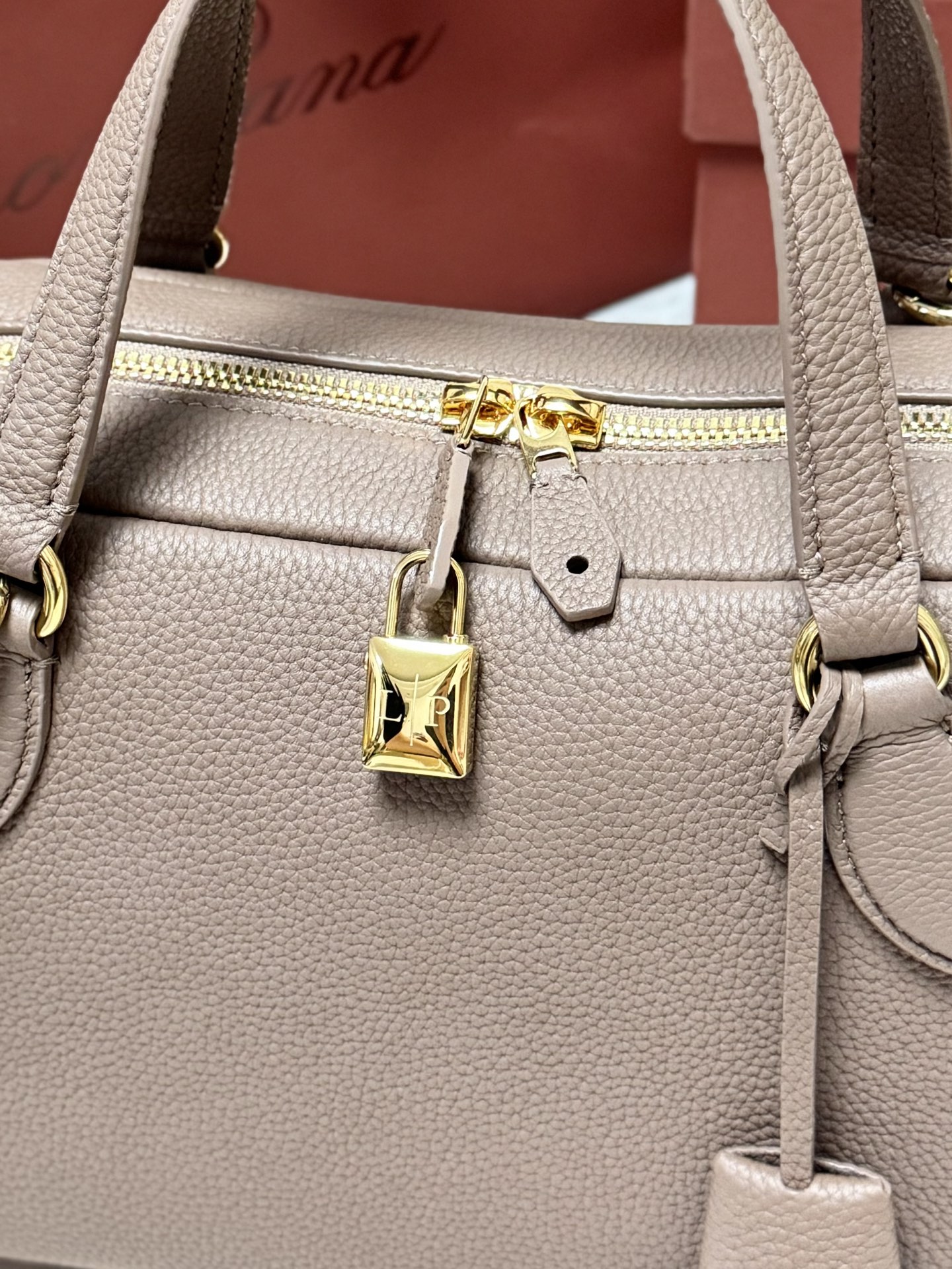 Loro Piana Needle Bag in Grained Calfskin 25