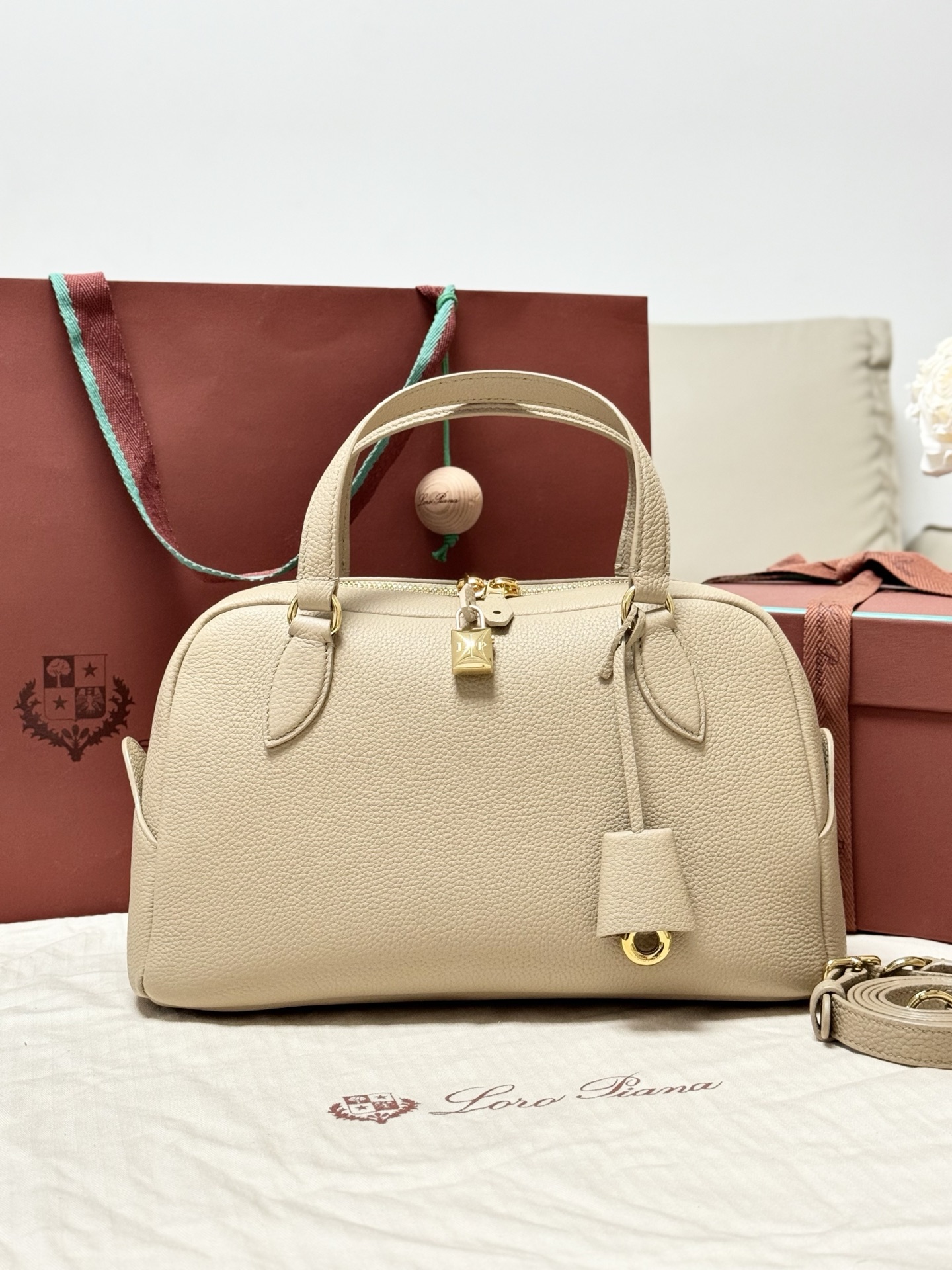 Loro Piana Needle Bag in Grained Calfskin 29