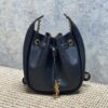 Saint Laurent Cassandre Drawstring Leather Shoulder Bag 9