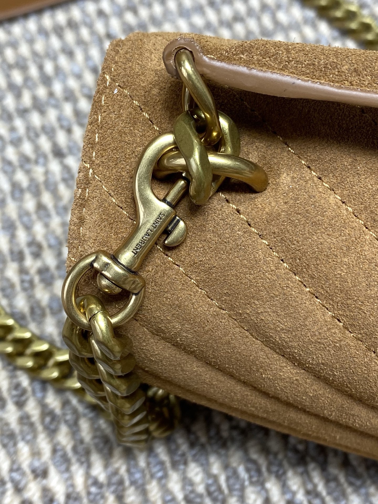 Saint Laurent College Flap YSL Shoulder Bag 20