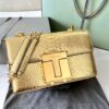 Tom Ford 001 Metallic Python-Embossed Chain Shoulder Bag 1