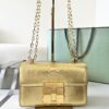 Tom Ford 001 Metallic Python-Embossed Chain Shoulder Bag 8
