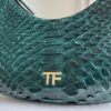 Tom Ford Bianca Mini Hobo Bag in Black Python-Embossed Leather 20