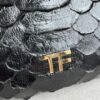 Tom Ford Bianca Mini Hobo Bag in Black Python-Embossed Leather 4