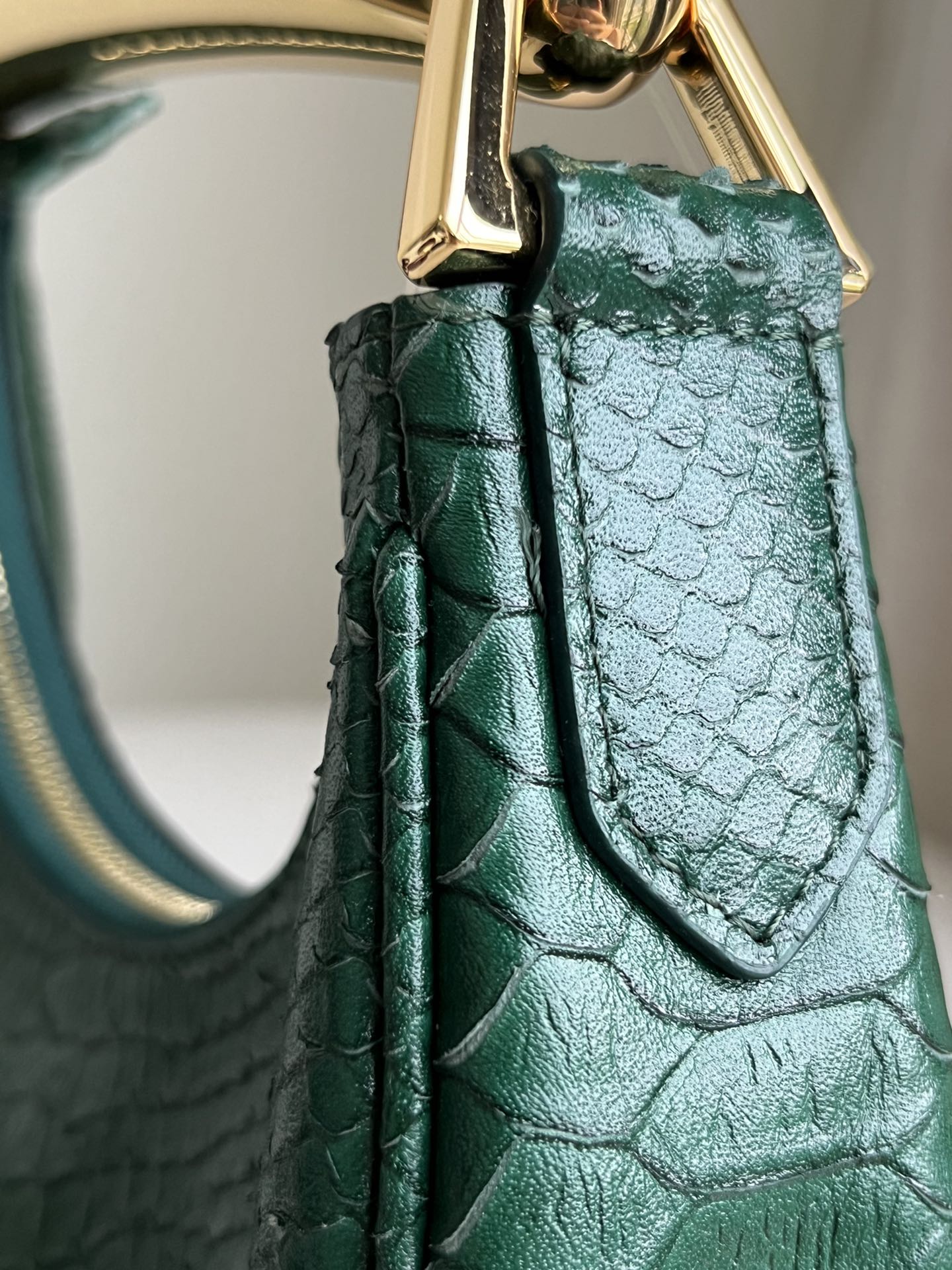 Tom Ford Bianca Mini Hobo Bag in Snakeskin-Embossed Leather 3