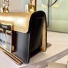 Tom Ford Laminated Calf Shoulder Bag in Black and Gold 8